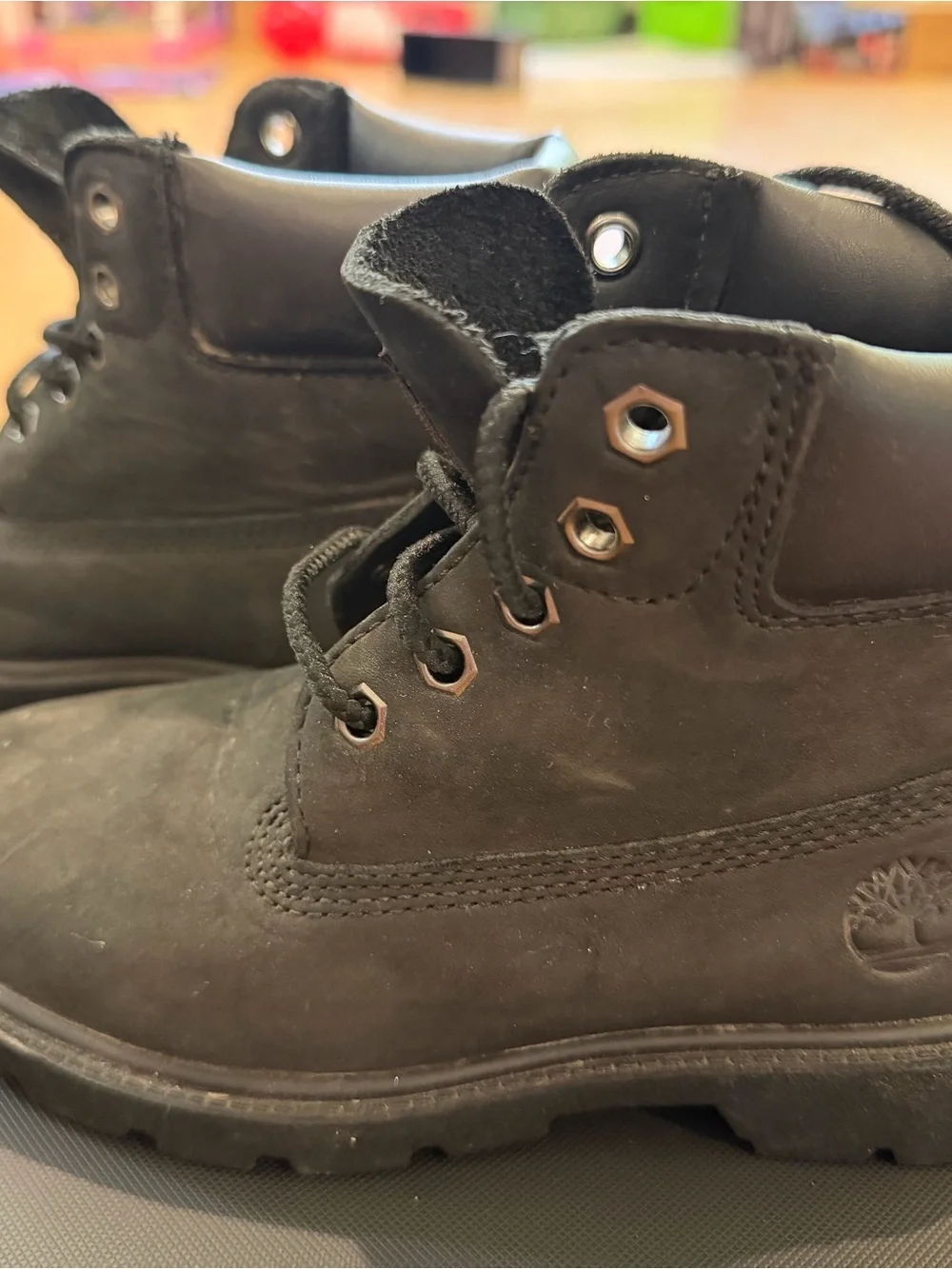 Timberland Waterproof Mens Black Suede Boots